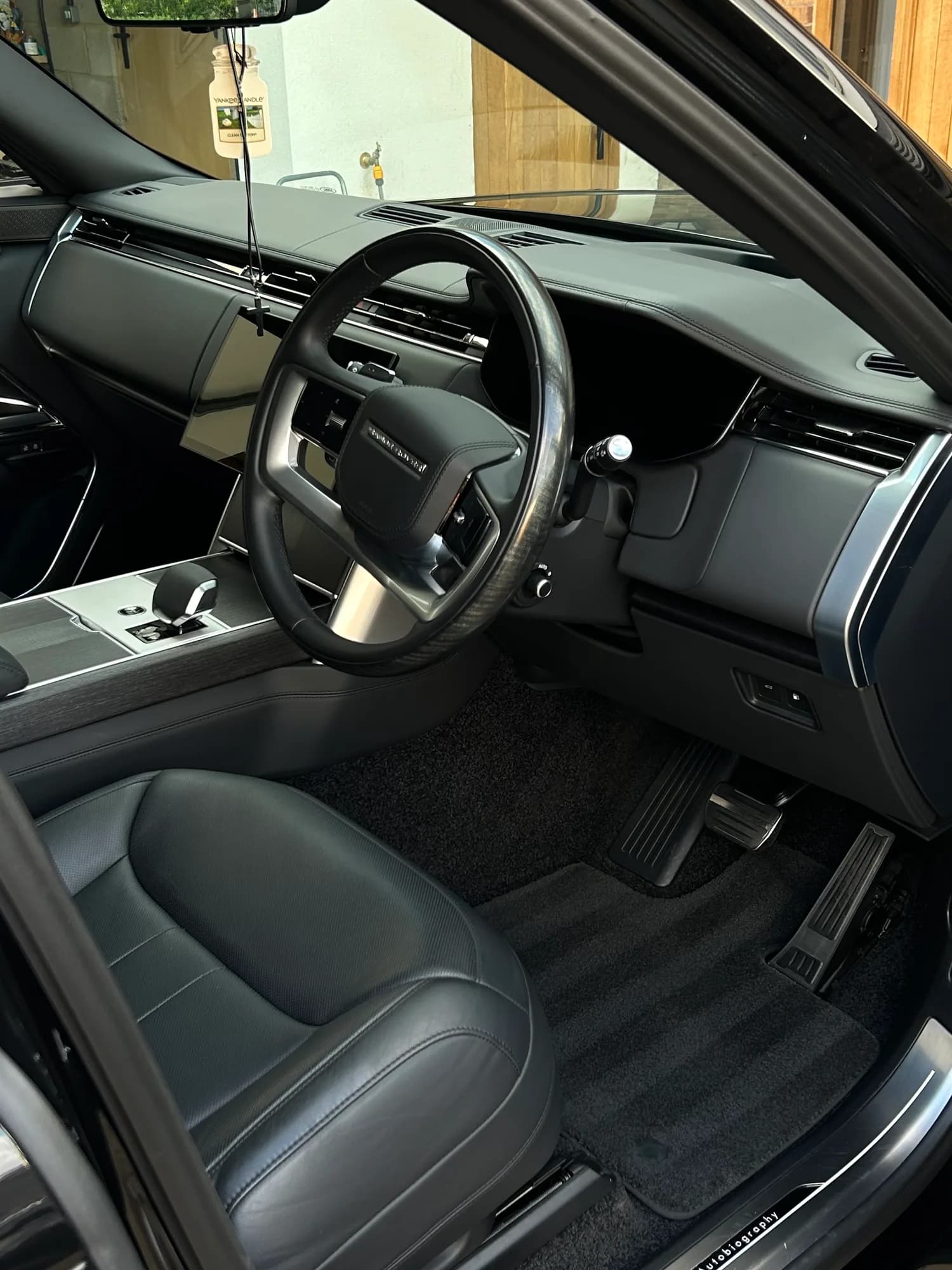 Range Rover interior cleaned and protected
