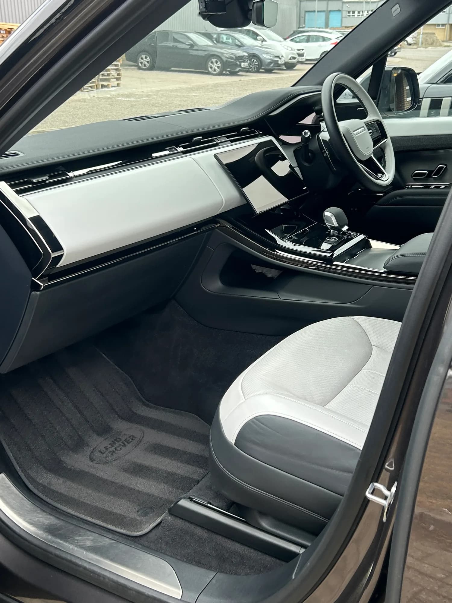 Range Rover Sport interior after a deep clean in Corby